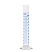 Messzylinder, 100 ml, blaue, 1 Stück
