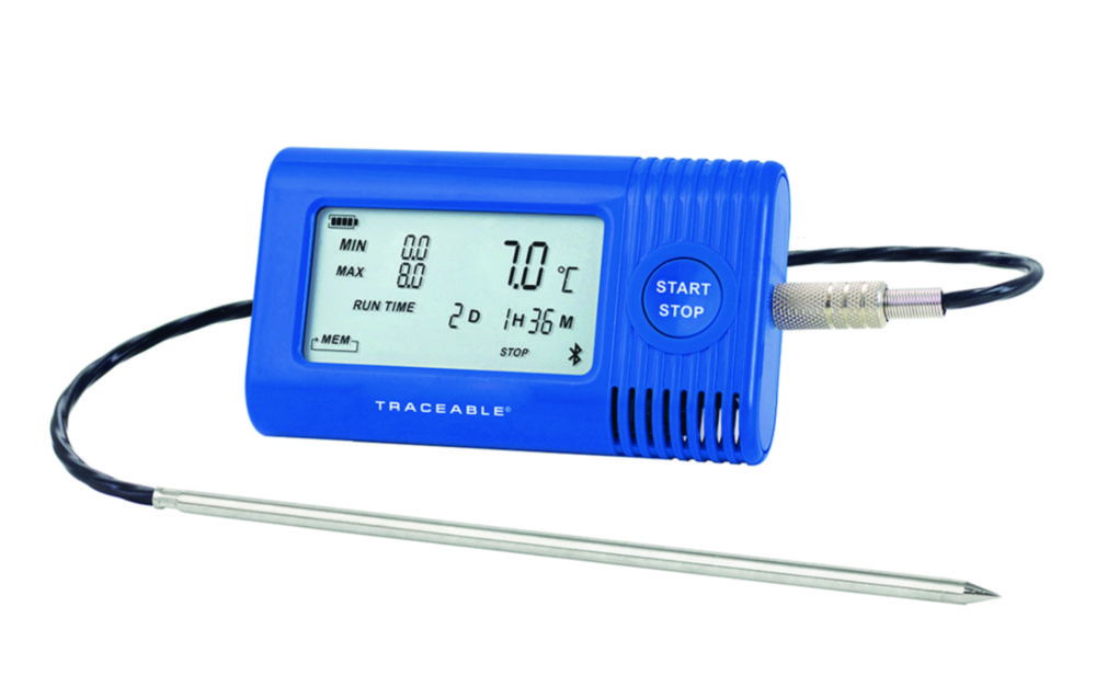 Temperature data logger Traceable®, with 1 insertion probe Temperature data logger Traceable®, with 1 insertion probe