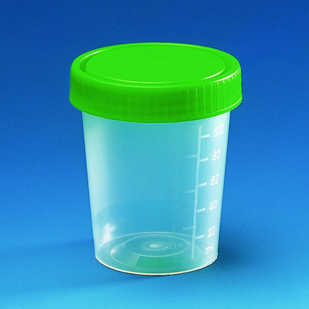 Multi-purpose beakers, PP, with screw cap, PE Multi-purpose beakers, PP, with screw cap, PE
