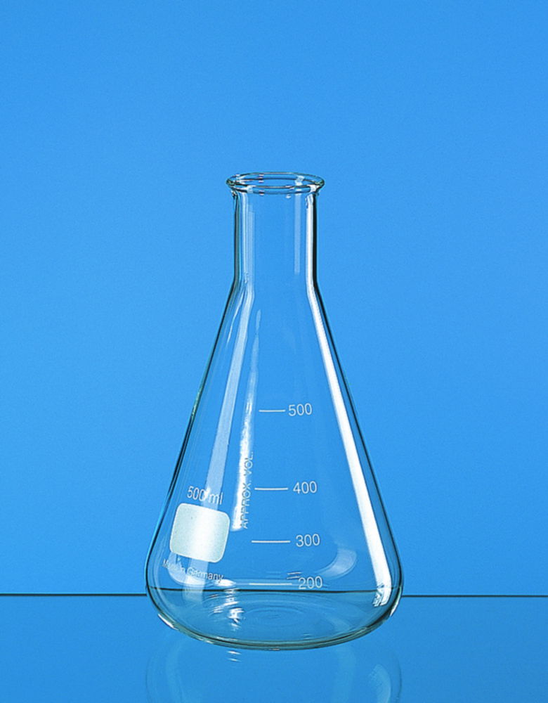 Erlenmeyer flasks, narrow neck, boro 3.3 Erlenmeyer flasks, narrow neck, boro 3.3