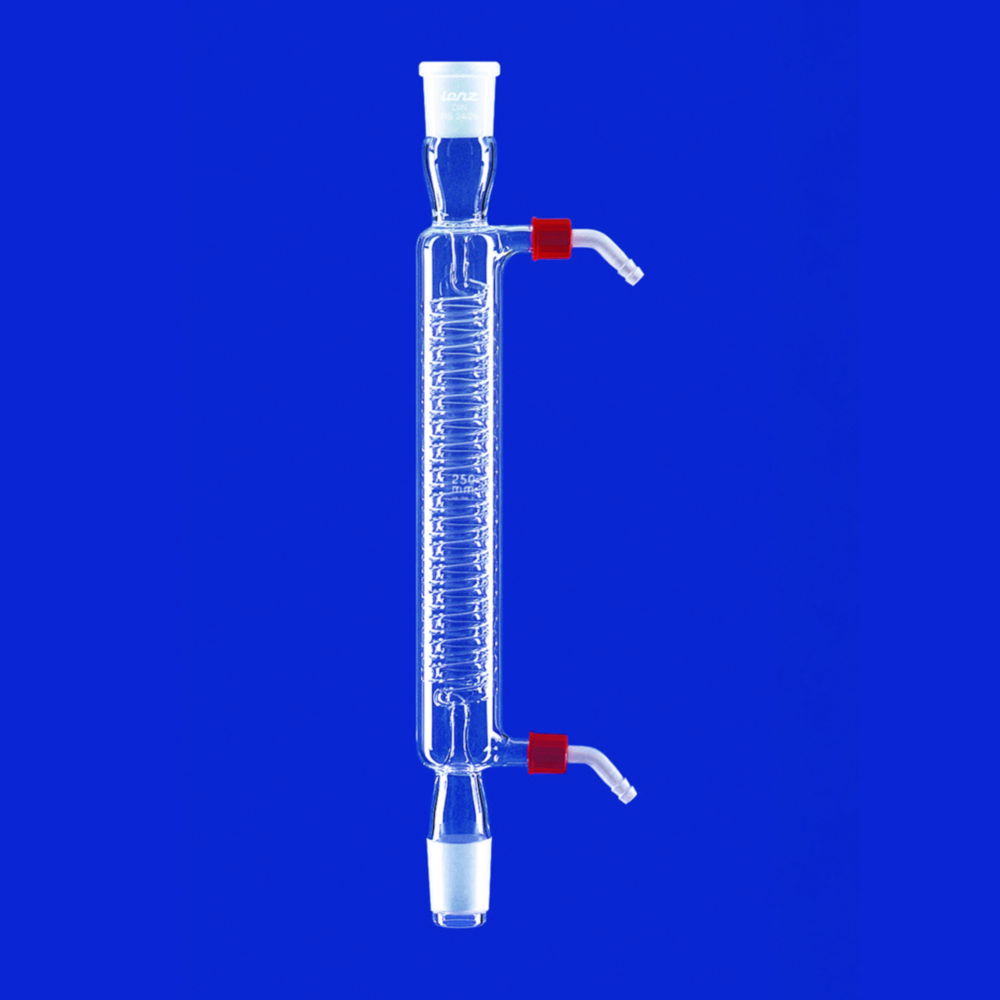 Spiral condensers, DURAN® tubing, with PP olives