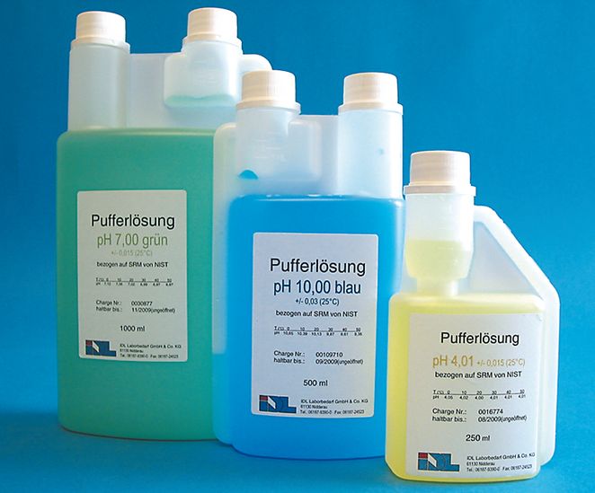 Pufferlösung mit DosierKappe ph 7,00 (25°C) grün, 250 ml