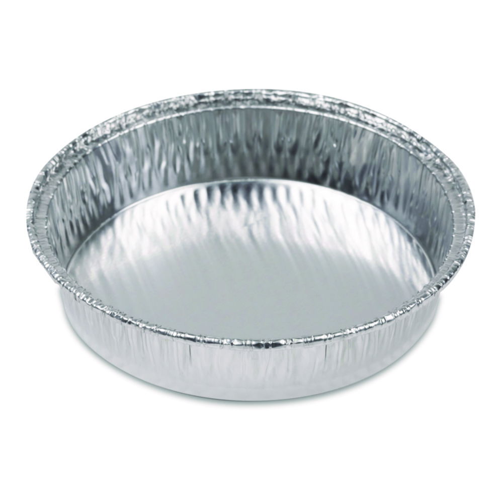 Weighing dishes, aluminium, crinkled walls, certified oil free