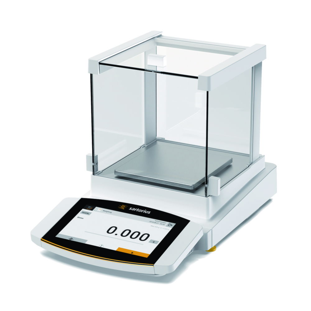 Precision balances Cubis® II, with small glass draft shield Precision balances Cubis® II, with small glass draft shield