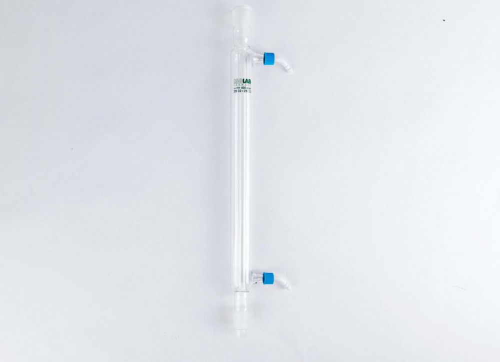 Condensers, ground glass joint, Liebig, borosilicate glass 3.3, with PP olives