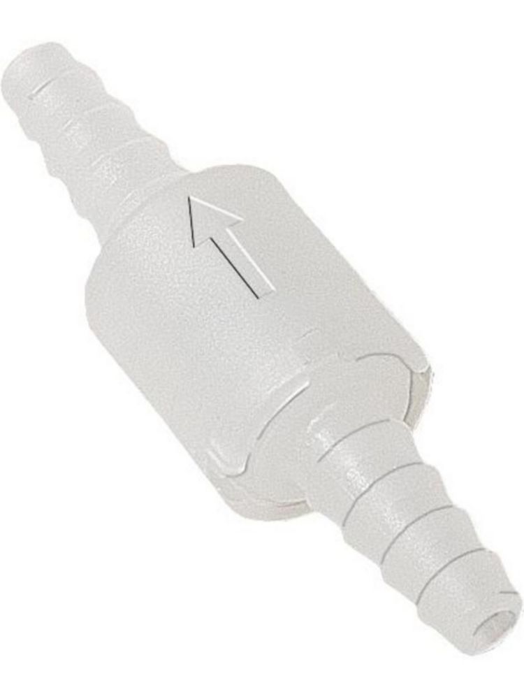 Rückschlagventil, PP, mit geprägtem Richtungspfeil