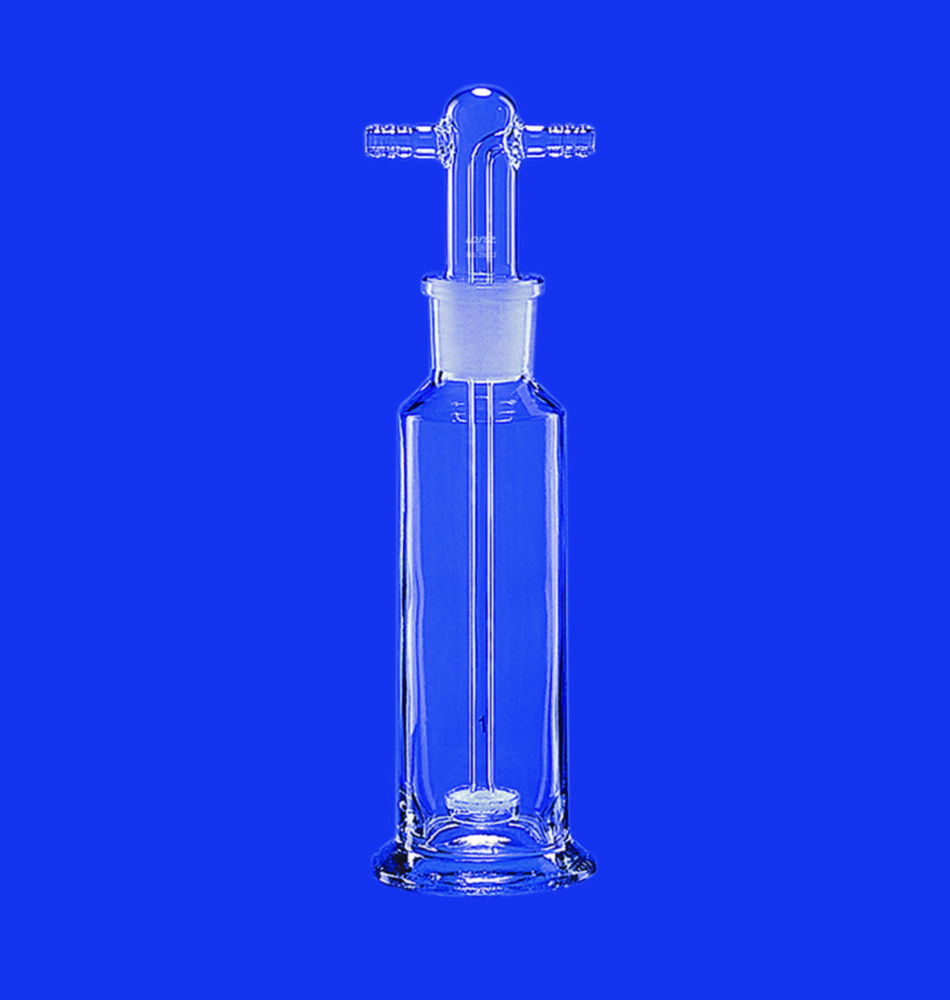 Gas washing bottles acc. to Drechsel, with glass thread Gas washing bottles acc. to Drechsel, with glass thread