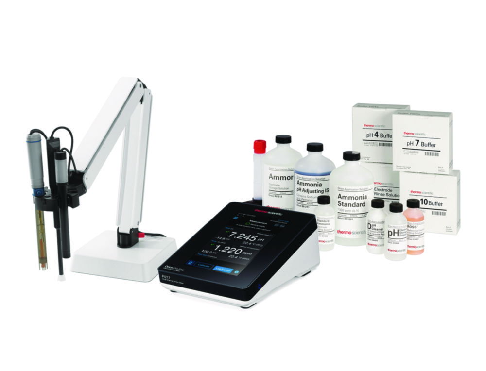 Dual channel pH/ion meter Orion™ Pro Star PI217, pH/ammonia kit Dual channel pH/ion meter Orion™ Pro Star PI217, pH/ammonia kit