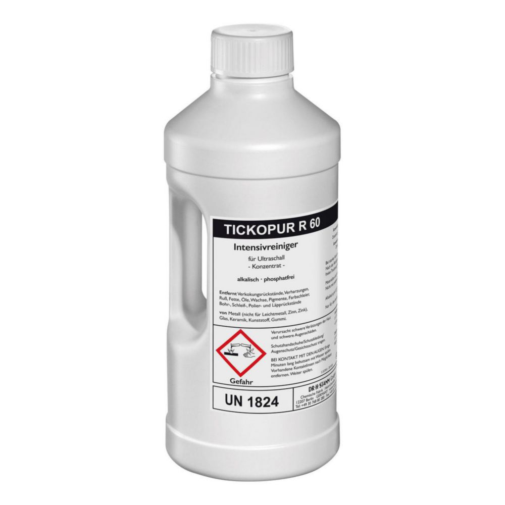 Concentrates for ultrasonic baths TICKOPUR R 60