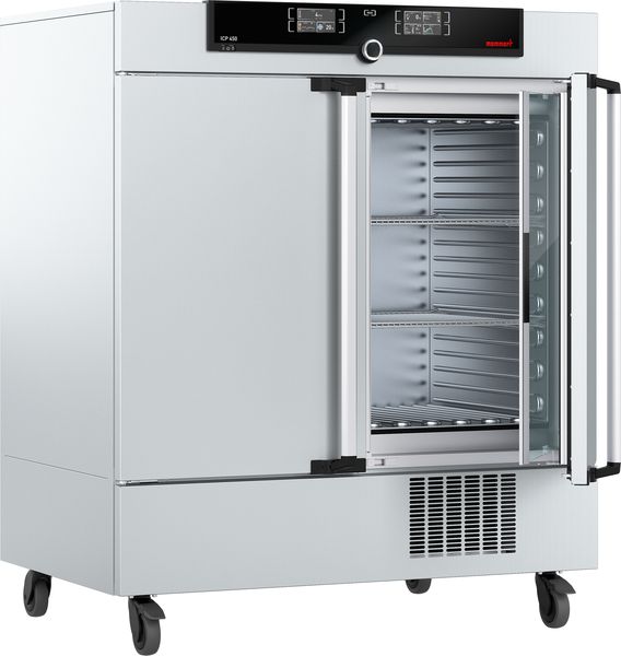 Kompressor-Kühlbrutschrank ICP450, TwinDISPLAY, 449 l, max. Leistungsaufnahme: ca. 1200 W