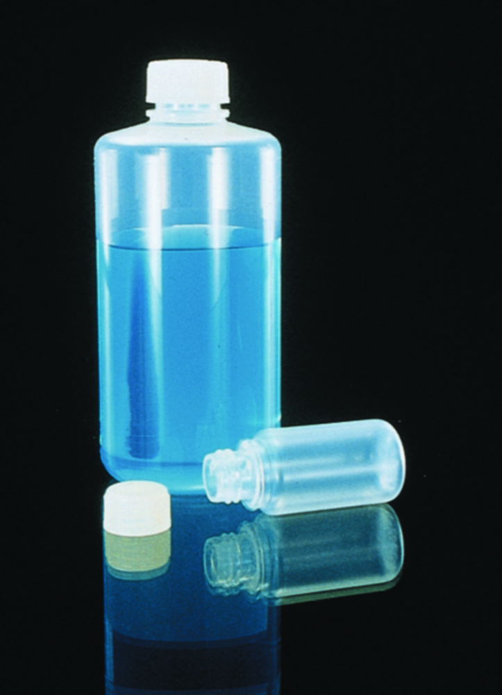 Narrow-mouth bottles Nalgene™ Type 1600, FEP with screw cap ETFE