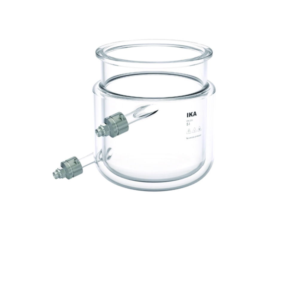 Reactor vessels for laboratory reactors LR-5.ST, borosilicate glass 3.3, without bottom discharge valve