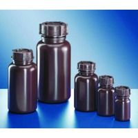 LDPE-Weithalsflasche 100 ml braun, 1 Stück