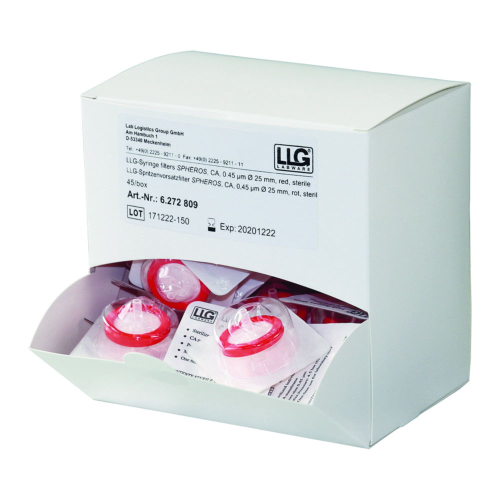 LLG-Syringe filters SPHEROS, cellulose acetate LLG-Syringe filters SPHEROS, cellulose acetate