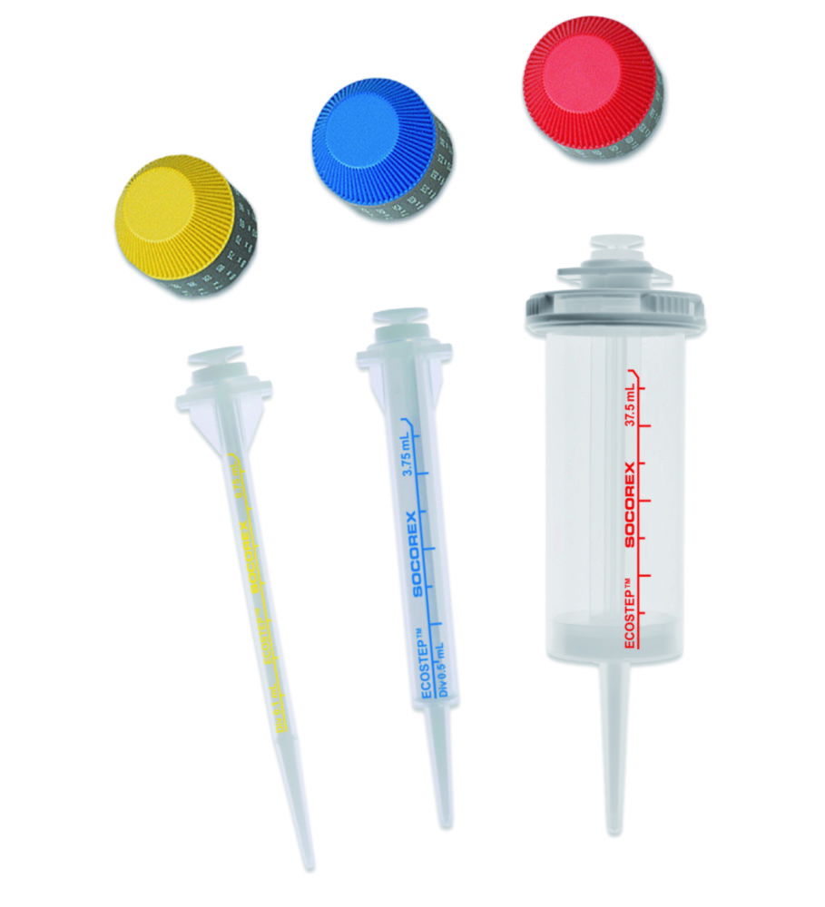 Spritzen Ecostep™ (PE / PP) für Stepper™ 411/416 Spritzen Ecostep™ (PE / PP) für Stepper™ 411/416