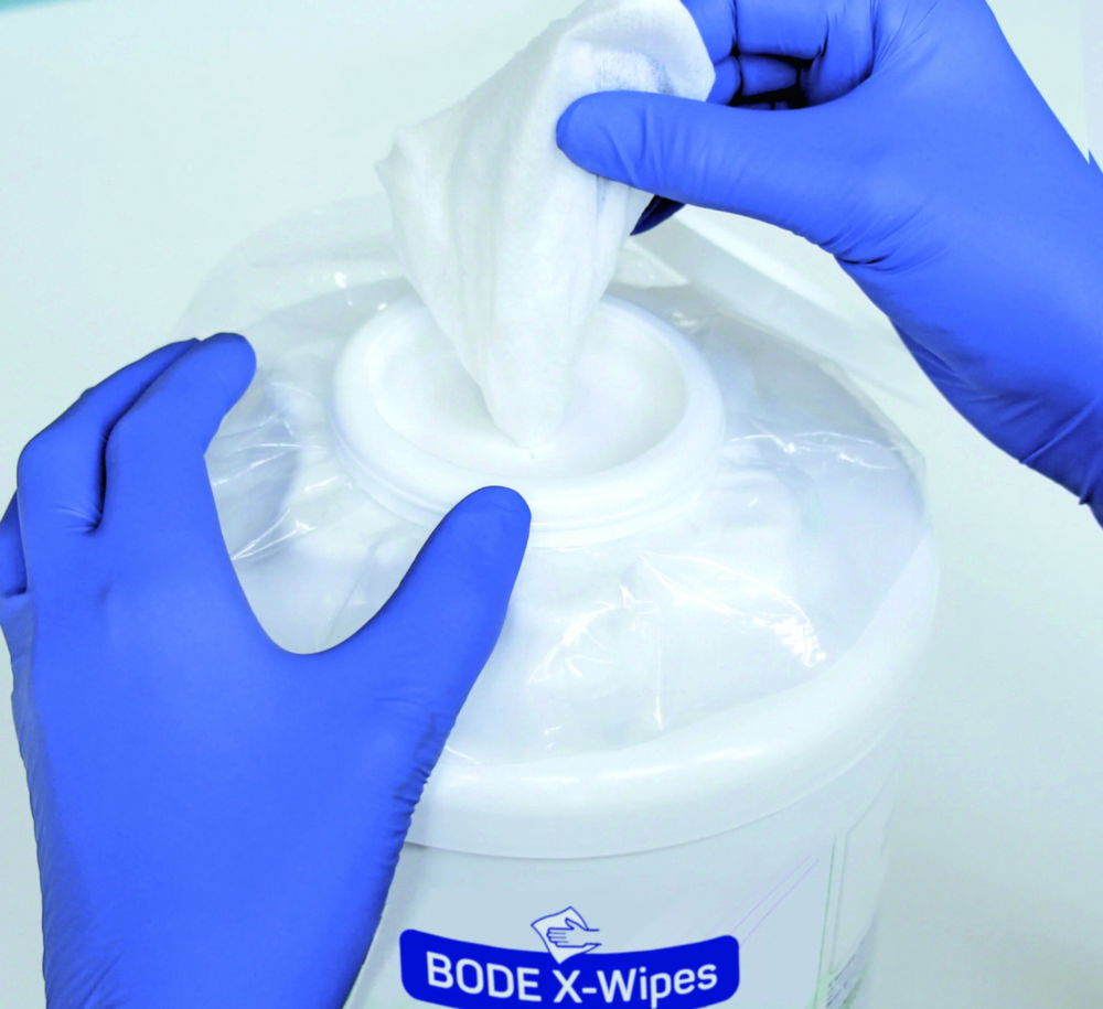 Surface disinfecting tissues, X-Wipes