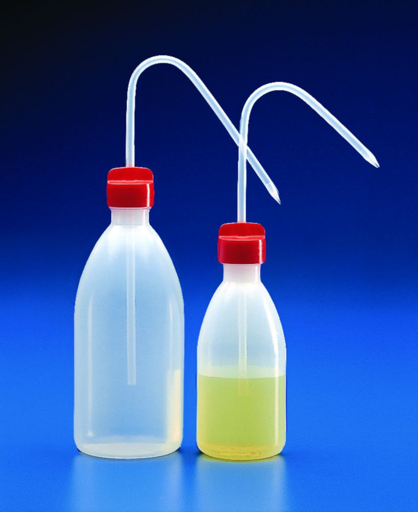 Wash bottles, PE