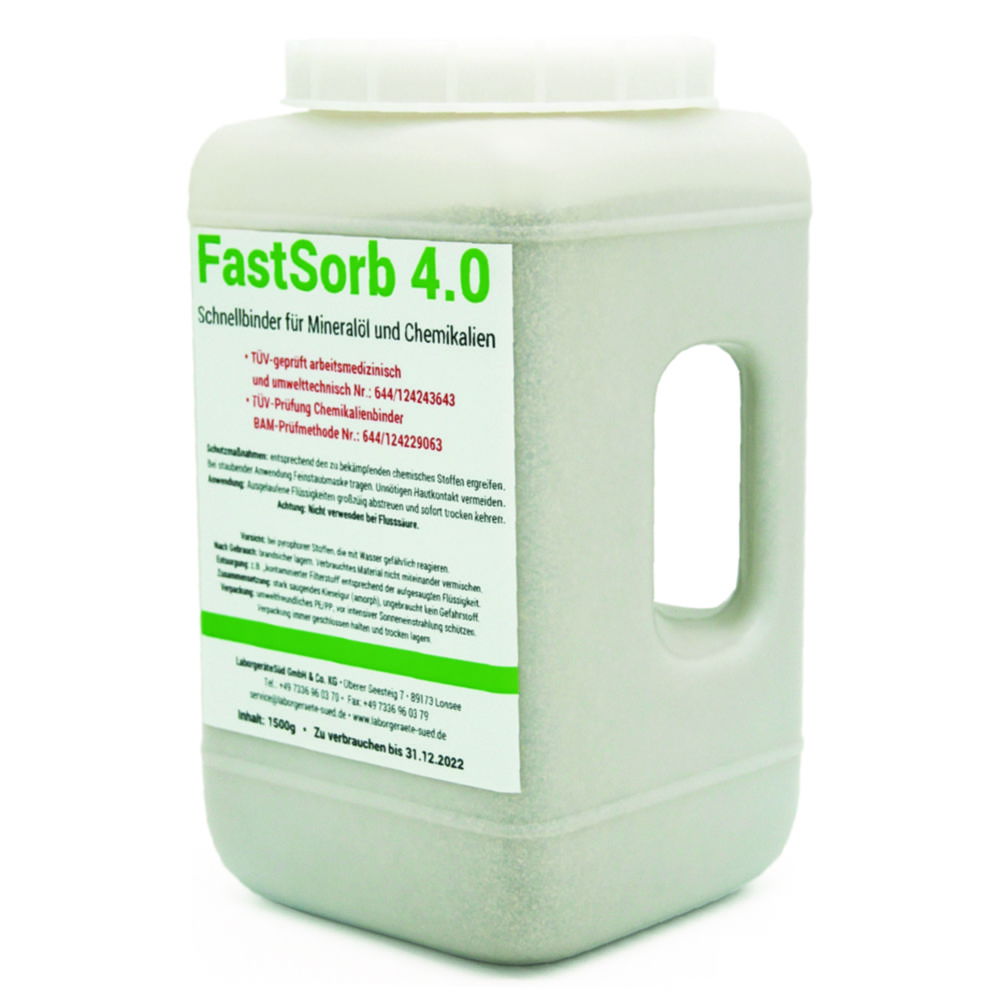 Absorbent, oil and chemical binder FastSorb 4.0