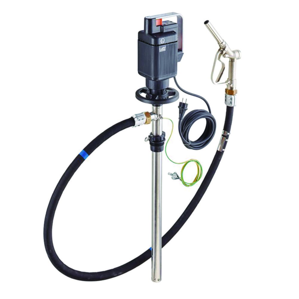 Drum pump set "solvents", explosion-proof version, mains-powered