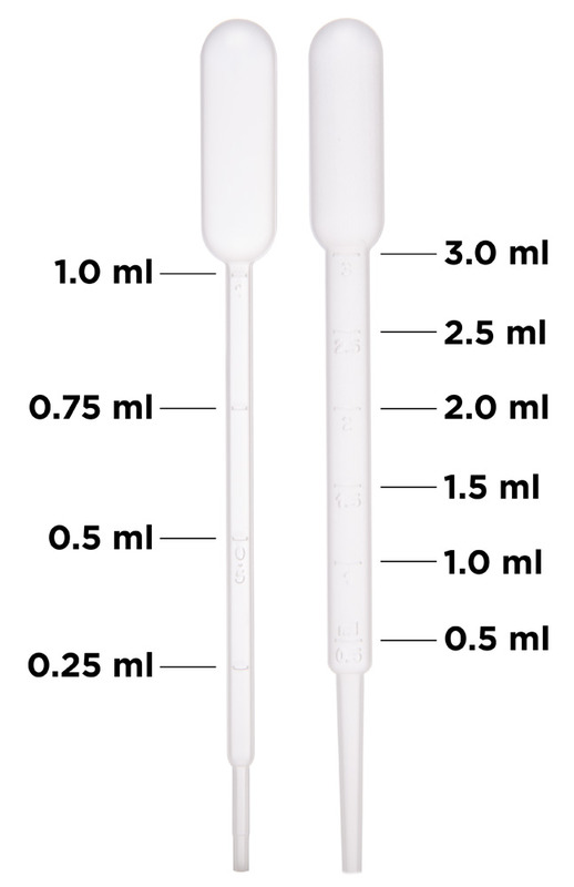 Pasteurpipetten, PE, 3 ml, unsteril, 500 Stück