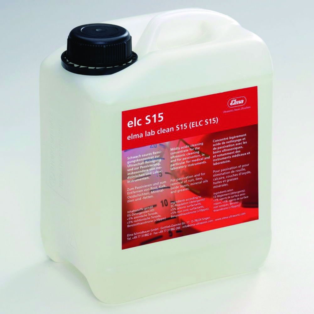 Concentrate for ultrasonic baths elma lab clean S15