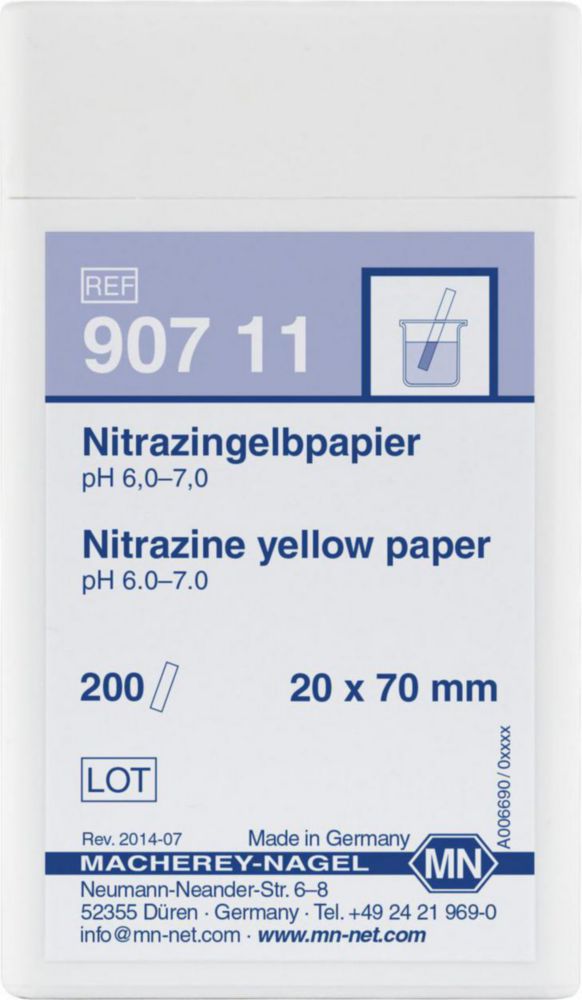 Indicator papers without colour scale