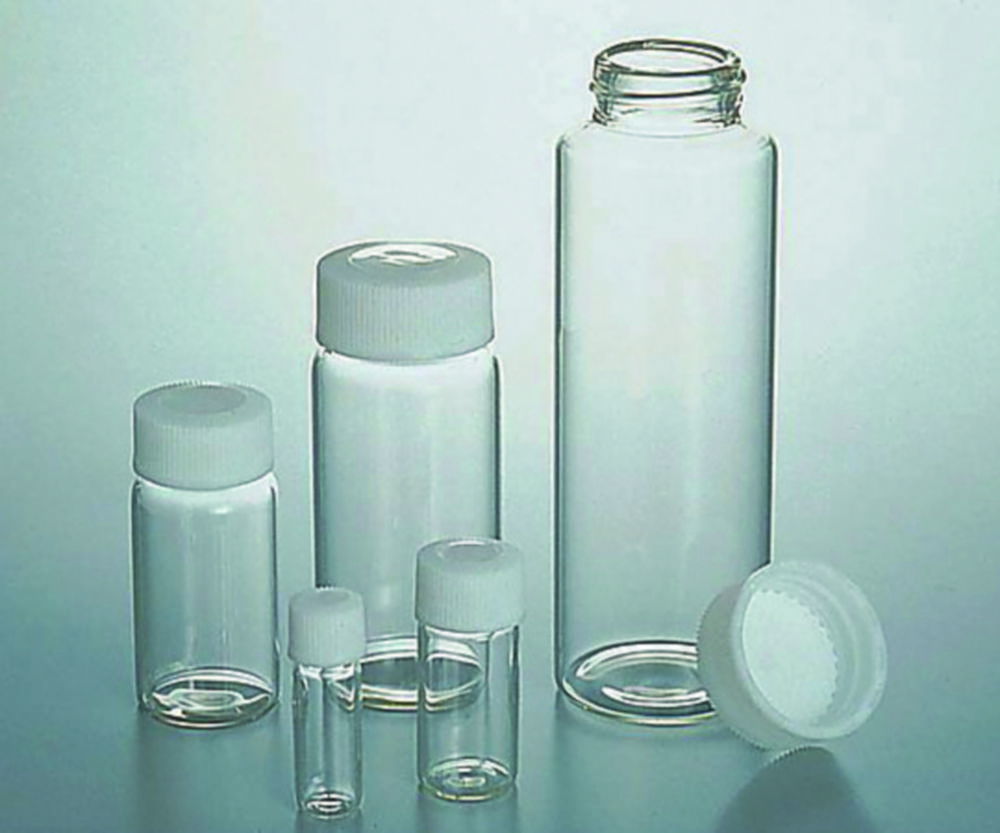Schraubgewindeflasche, Borosilikatglas, sterilisiert Schraubgewindeflasche, Borosilikatglas, sterilisiert