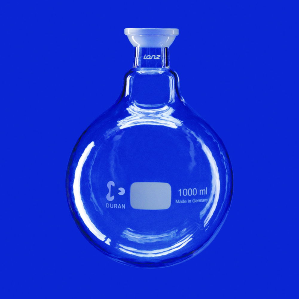 Receiving flasks, DURAN®, with PUR coating