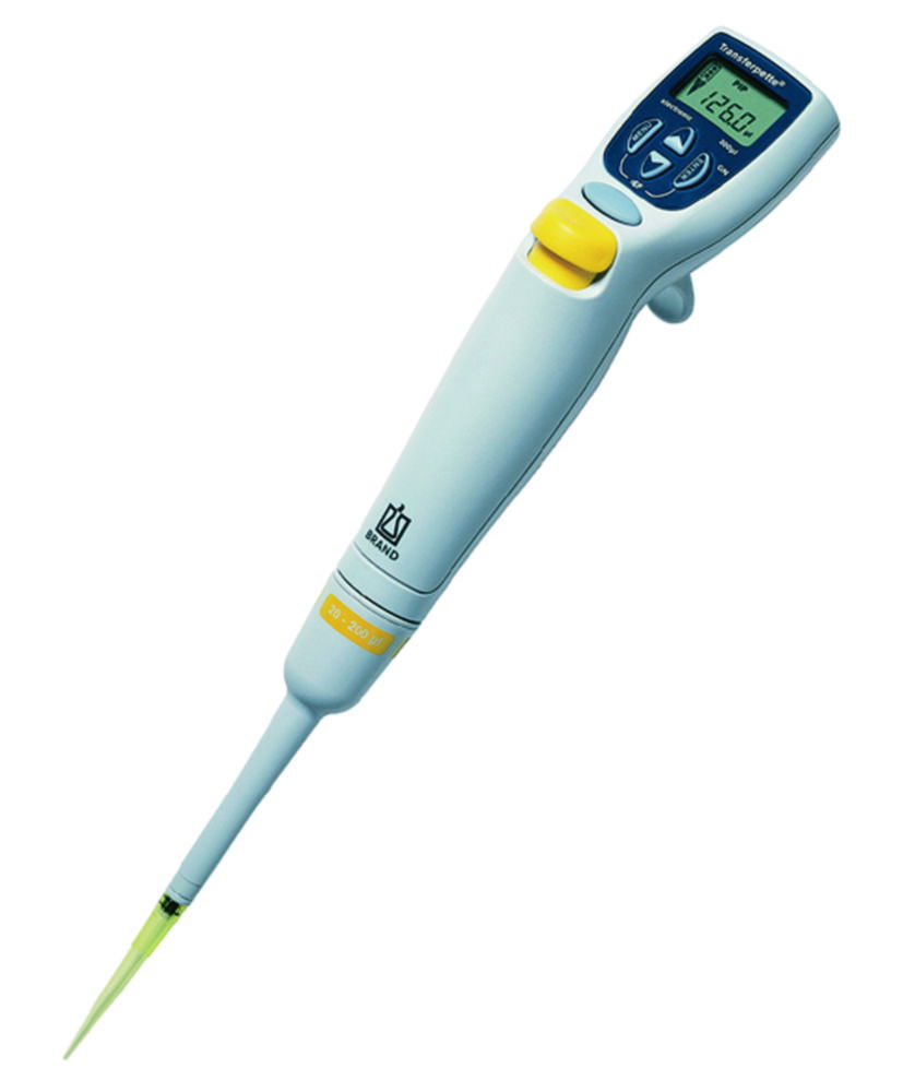 Einkanal-Mikroliterpipetten Transferpette®electronic, variabel, mit Netzteil Einkanal-Mikroliterpipetten Transferpette®electronic, variabel, mit Netzteil